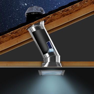 Photograph of the solar powered night light